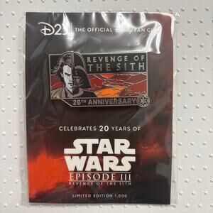 Disney Star Wars Revenge of the Sith 20th Anniversary D23 Pin LE 1000
